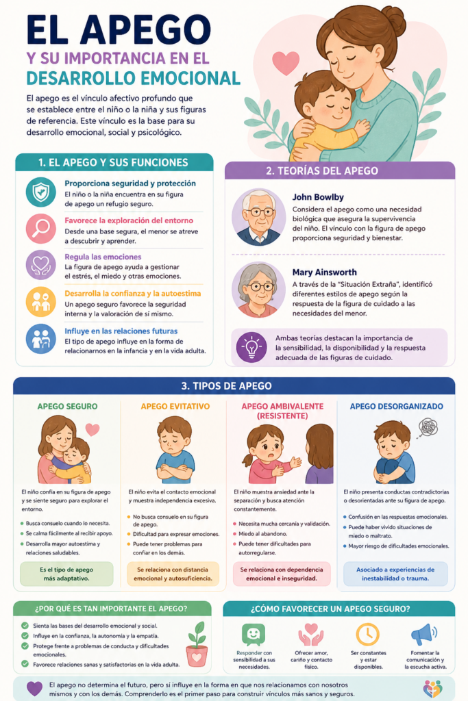 Tipos de apego: teoría del apego y desarrollo emocional - Centro Hera